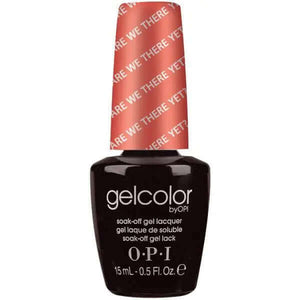 ThinkAtoZ OPI Gelcolor Soak Off Gel Nail Polish in coral shade with 15 ml bottle are we there yet