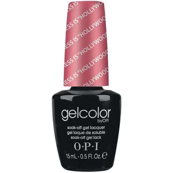 My Address is Hollywood OPI Gelcolor Soak Off Gel Nail Polish in black bottle with pink cap by ThinkAtoZ