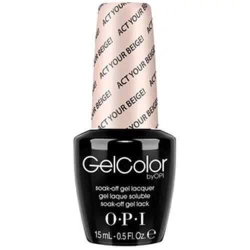 OPI Gelcolor Soak Off Gel Nail Polish in Act Your Beige shade 15ml bottle by ThinkAtoZ