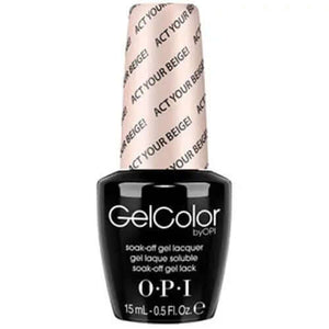 OPI Gelcolor Soak Off Gel Nail Polish in Act Your Beige shade 15ml bottle by ThinkAtoZ