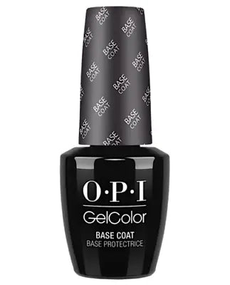 OPI GelColor top and base coat set black bottle with base coat label by ThinkAtoZ