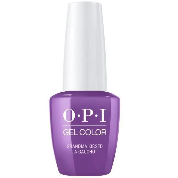 OPI Peru gel polish collection purple Grandma Kissed a Gaucho gel color bottle by ThinkAtoZ