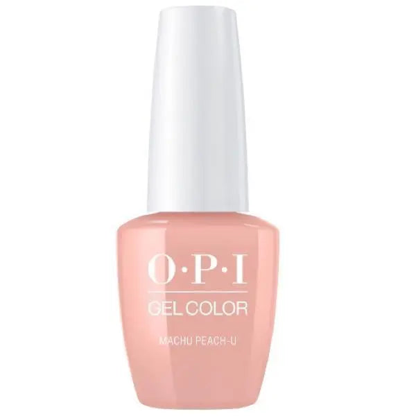 OPI Machu Peach-U gel color bottle from OPI Peru gel polish collection by ThinkAtoZ Machu Peach U