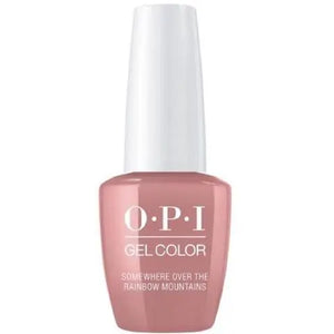 OPI Peru gel polish collection bottle in muted rose shade from Peru Collection OPI Gel Color by ThinkAtoZ Somewhere over the rainbow mountain 